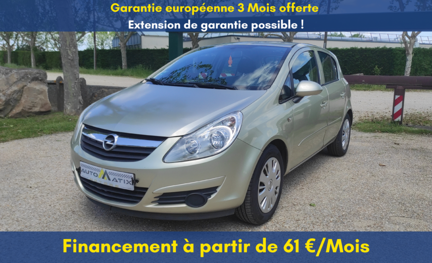 Opel Corsa IV 2006 1.2 Twinport Enjoy 5P - Automatix Motors - Voiture Occasion - Achat Voiture - Vente Voiture - Reprise Voiture