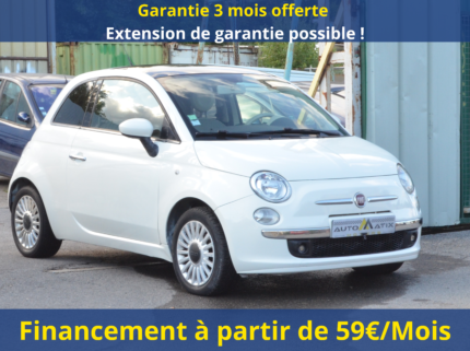 Fiat 500 2009 1.2 8v 69ch Lounge - Automatix Motors - Voiture Occasion - Achat Voiture - Vente Voiture - Reprise Voiture